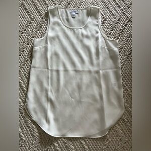Nine West Satin White Tank